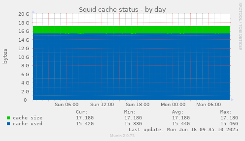 Squid cache status