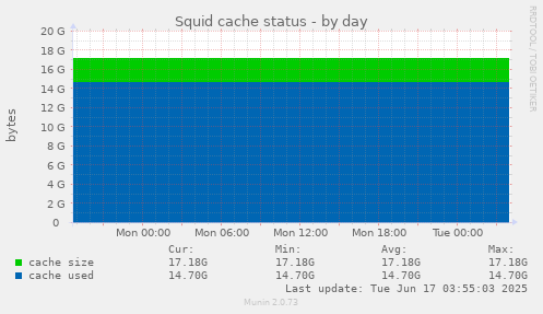 Squid cache status